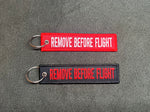 Remove Before Flight Pilot Aircraft Keychain Tag Travel Luggage Bag Tag