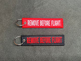 Remove Before Flight Pilot Aircraft Keychain Tag Travel Luggage Bag Tag