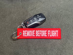 Remove Before Flight Pilot Aircraft Keychain Tag Travel Luggage Bag Tag