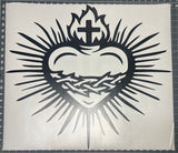 Sacred Heart of Jesus decal