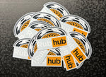 Rub Hub funny sticker